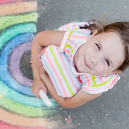 DIY Puffy Sidewalk Paint