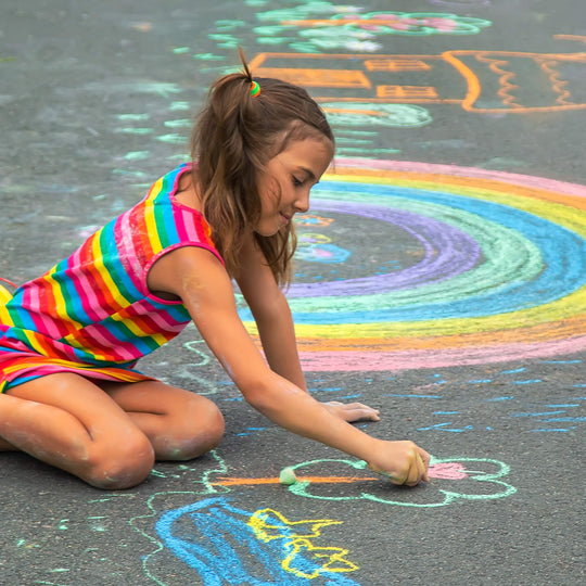 Sidewalk Chalk Paint Murals