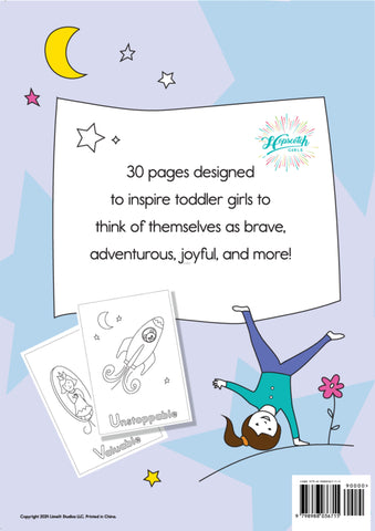 ABC, I Am Me: A Coloring Book for Toddler Girls