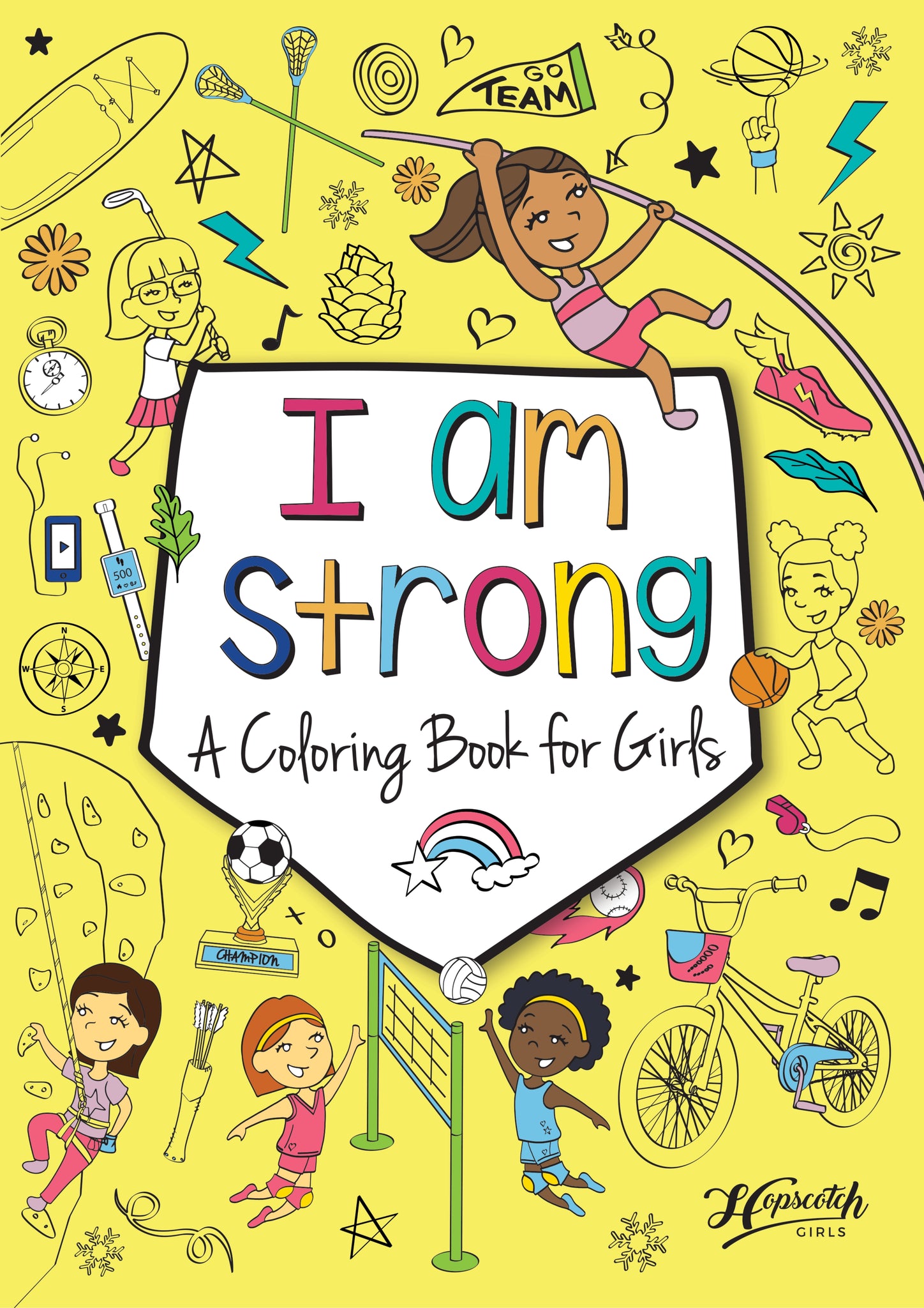 I Am Strong: A Coloring Book for Girls