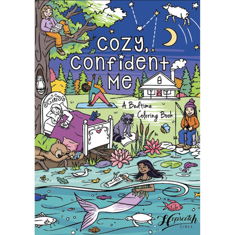 Cozy, Confident Me: A Bedtime Coloring Book
