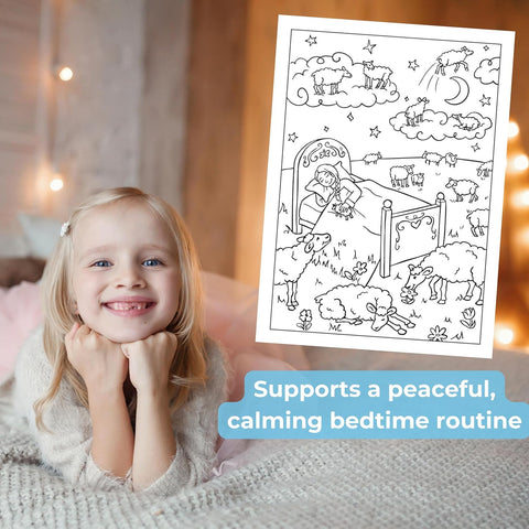 Cozy, Confident Me: A Bedtime Coloring Book
