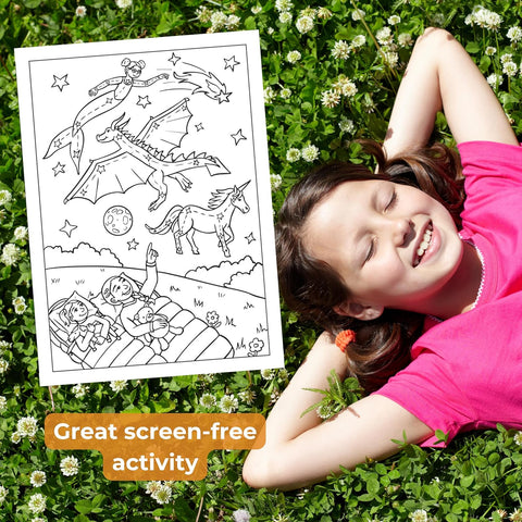 Cozy, Confident Me: A Bedtime Coloring Book