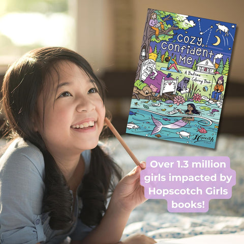 Cozy, Confident Me: A Bedtime Coloring Book