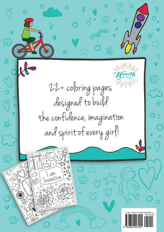 I Am Strong, Smart & Kind: A Coloring Book For Girls