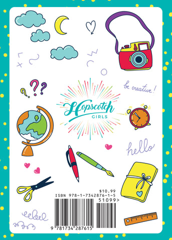 Back Cover of I'm Me! Journal from Hopscotch Girls