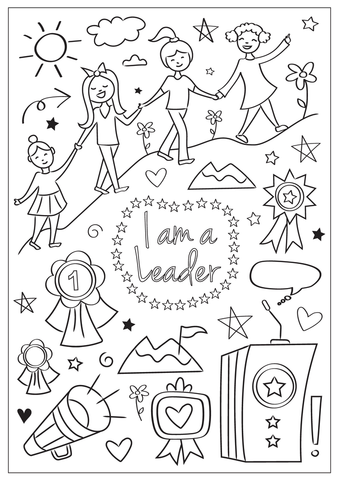Leader Page From I Am An Adventurer, Artist & Athlete