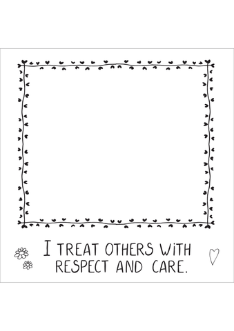 I Am Kind Drawing Page - I Am Confident Brave & Beautiful: A Project Book
