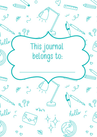Name Page from I'm Me! Journal from Hopscotch Girls