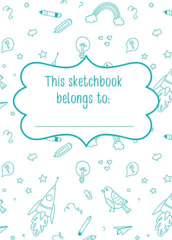 Name Page from I'm Me! Sketchbook from Hopscotch Girls